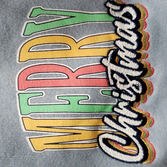 Better Together NWT 2-piece "Merry Christmas" Lounge Sweatshirt/Shorts Set - Picture 3 of 8